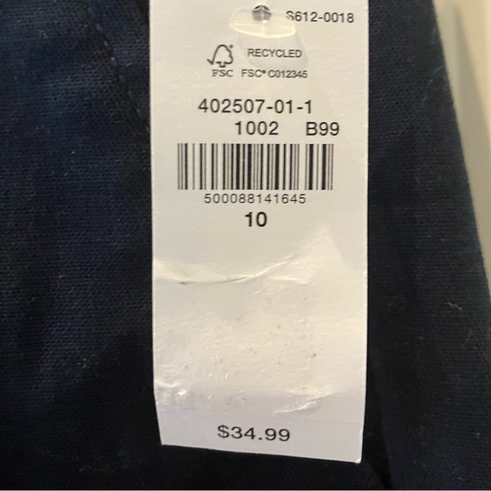 NWT Old Navy High-Rise Navy Blue Flare Pants Adjustable waist (10) - Picture 5 of 8
